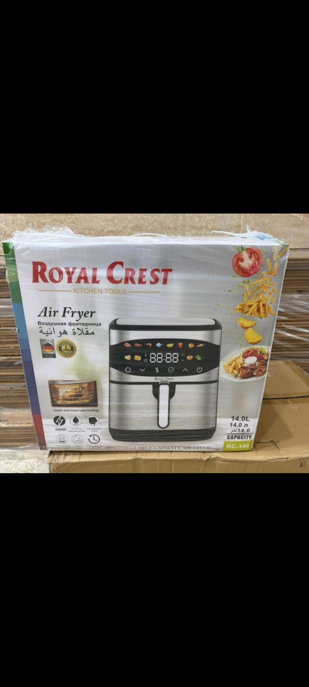 سرخ کن بدون روغن رویال کرست 10لیتری مدل R410