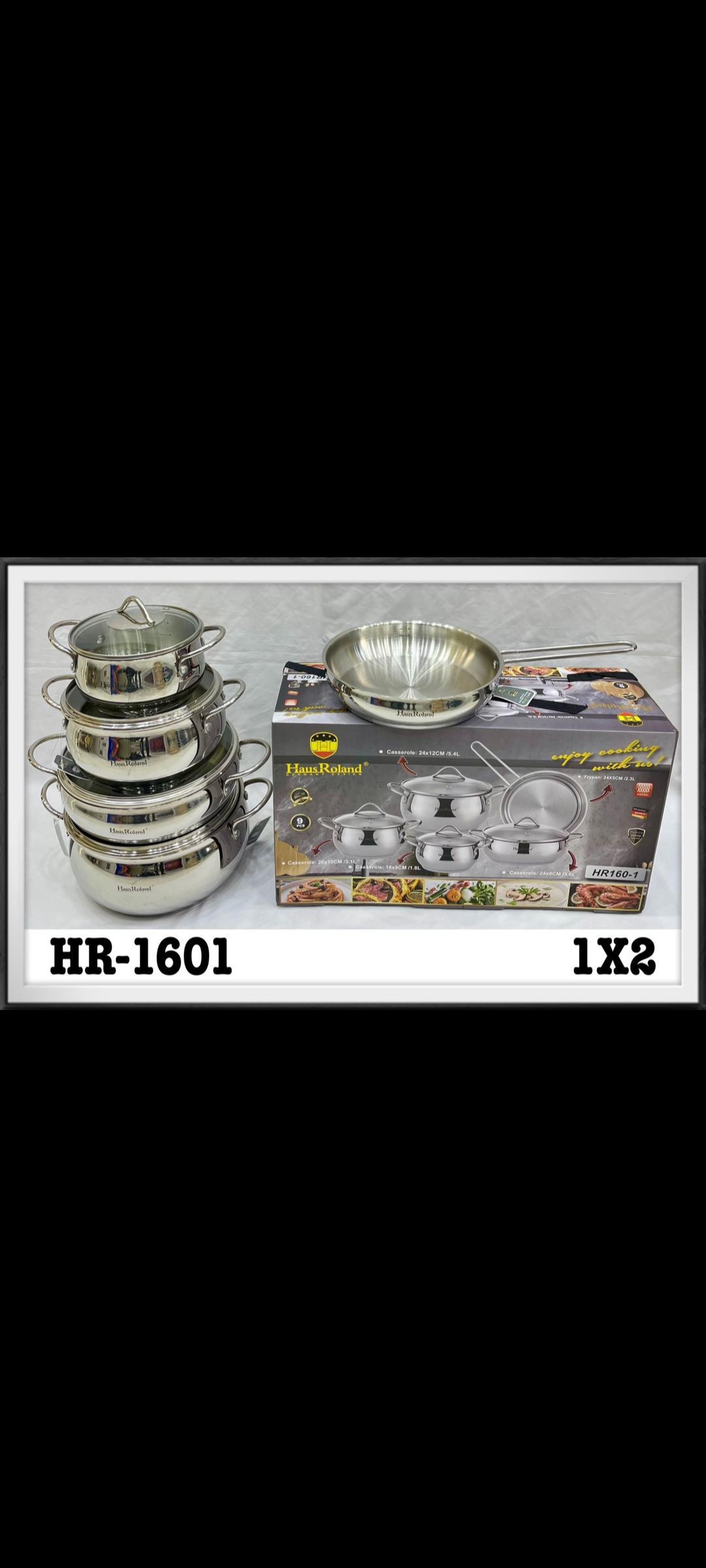 ست قابلمه استیل نچسپ هاوس تواند آلمان مدل HR170_1