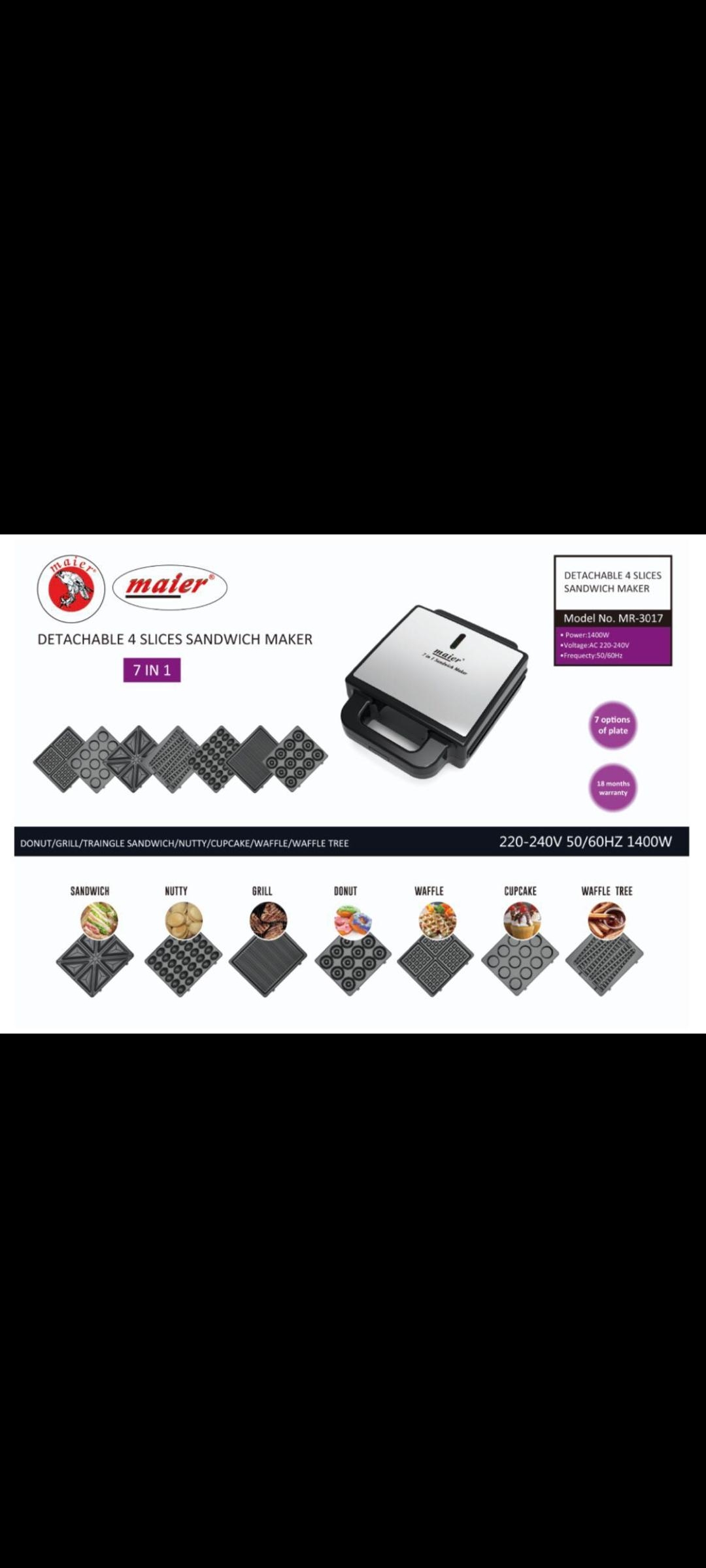 اسنک ساز هفت کاره حرفه ای مایر3017