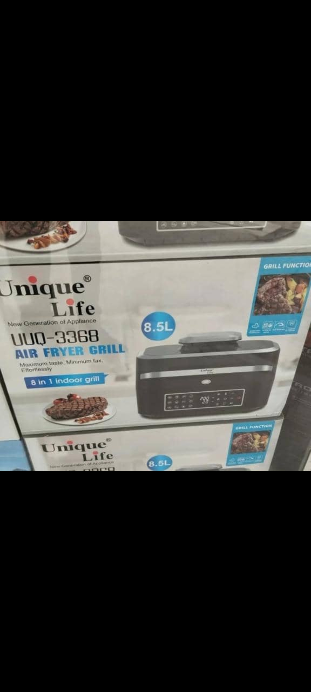 کباب پز و سرخ کن 8.5لیتری لمسی UUQ-3368 یونیک لایف