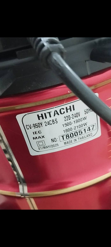 جاروبرقی سطلی هیتاچی مدل cv-950F اصل تایلند