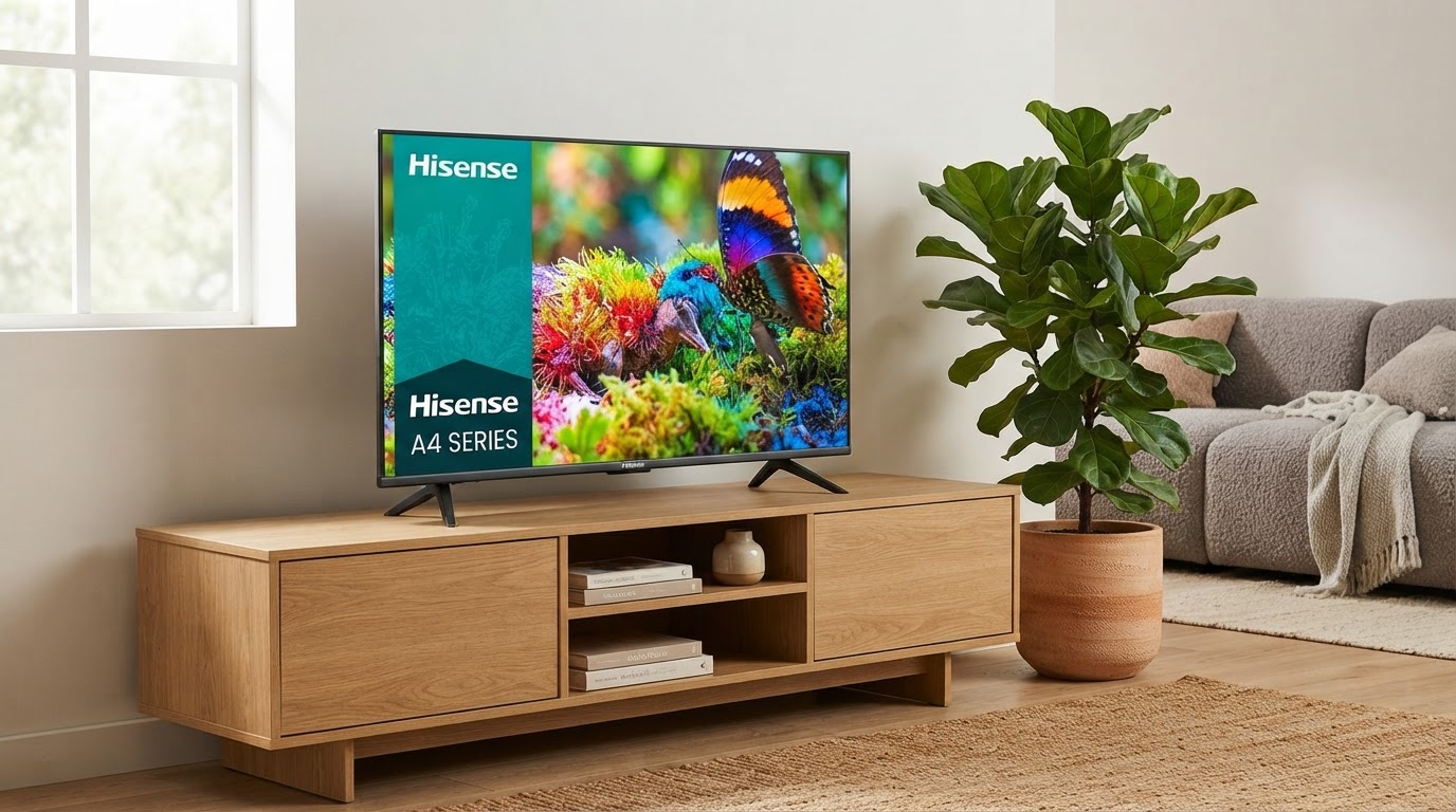 تلویزیون 32 اینچ هایسنس مدل A4K در محیط خانه